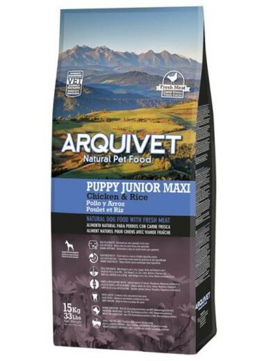 Croquettes Arquivet "DOG PUPPY JUNIOR MAXI" - 12KG