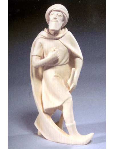 Chamelier 9 cm bois naturel