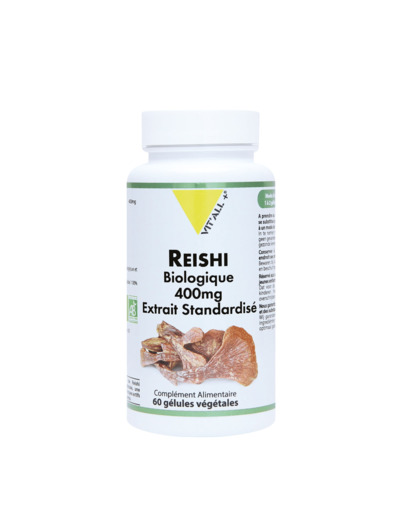 Reishi bio 400mg-60 gélules-Vit'all+