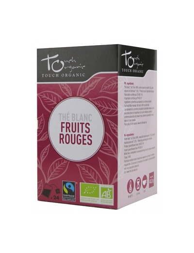 Thé blanc BIO aux fruits rouges 24 sachets 43g