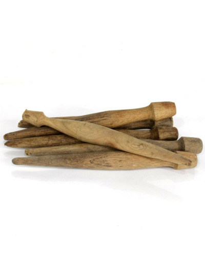 Lot de 6 piquets US en bois