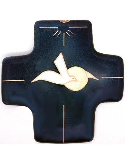 Aube nouvelle 7,7X8cm - EMAUX DU LIBAN