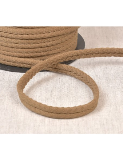 Double passepoil chevron 550 vieil or C93 10mm 100% coton le mètre