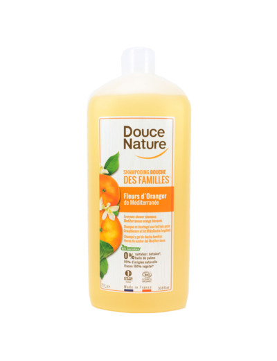 Shampooing Douche des Familles Fleurs d'Oranger Bio 1L