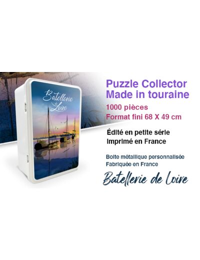 PUZZLE 1000 PIECES - BATELLERIE DE LOIRE