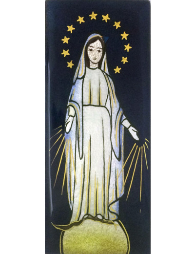 Vierge Miraculeuse 15,5X6,5cm - EMAUX DU LIBAN