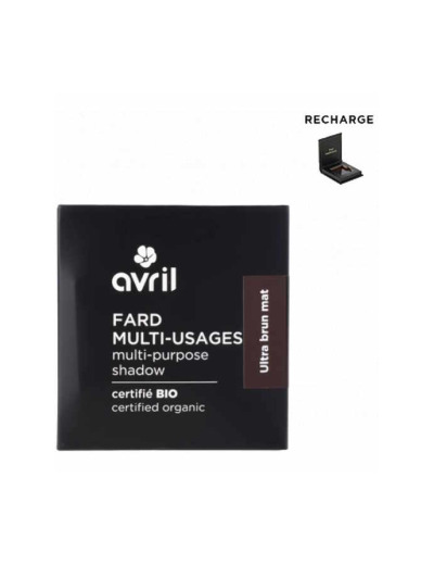 Fard à paupières et sourcils Ultra brun mat 2gr