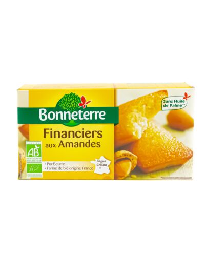 Financiers Pur Beurre aux Amandes Bio 150g