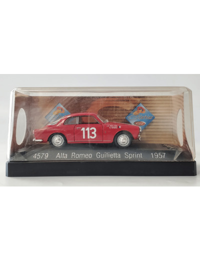 ALFA ROMEO GUILIETTA SPRINT 1957 SOLIDO ROUGE 1/43 BOITE D'ORIGINE