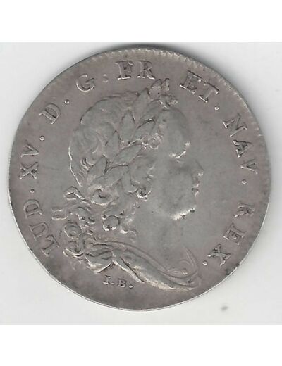 LOUIS XV (1715-1774) ESTAS DE BRETAGNE 1717 DINAN JETON ARGENT