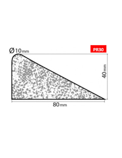 Bourrelet profilé mousse PR30 – 2m