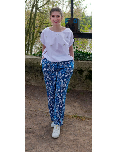 Pantalon en viscose Jolie Julie