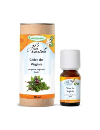 Huile essentielle cèdre de virginie 10ml