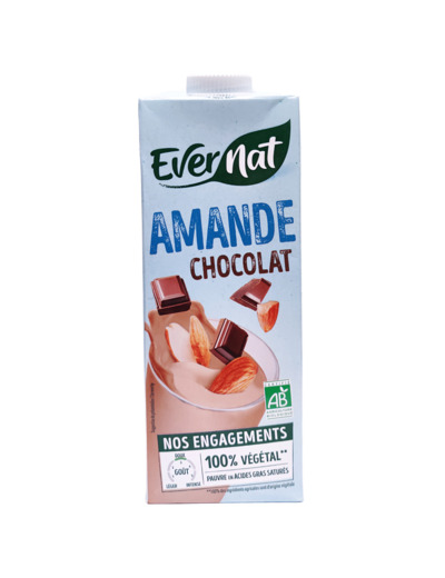 Boisson Amande Chocolat Bio 1L