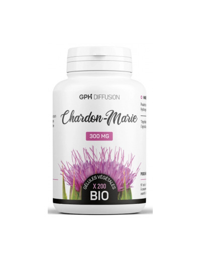 Chardon Marie Bio 200 gélules de 300mg