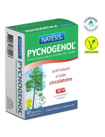 Pycnogenol Actif Naturel à Visée Circulatoire 40 gélules