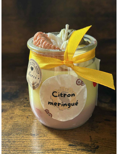 Le Secret Sucré : Bougie Citron Meringué