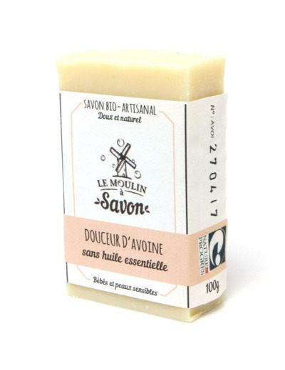 savon solide Douceur d’avoine-100g-Le moulin à savon