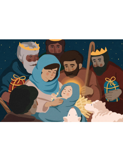 Carte Nativité 10x15cm