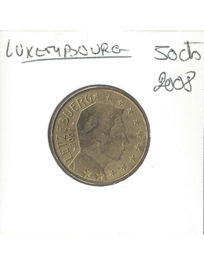 Luxembourg 2008 50 CENTIMES SUP