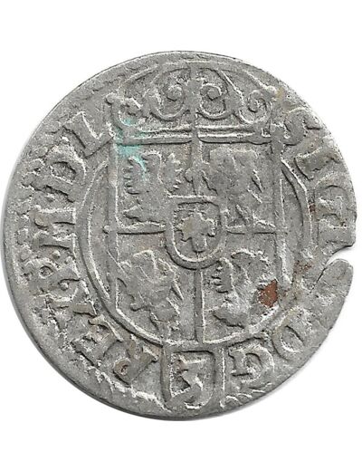 POLOGNE - SIGISMUND III 3 POLKER argent 1623 0gr98 TB+