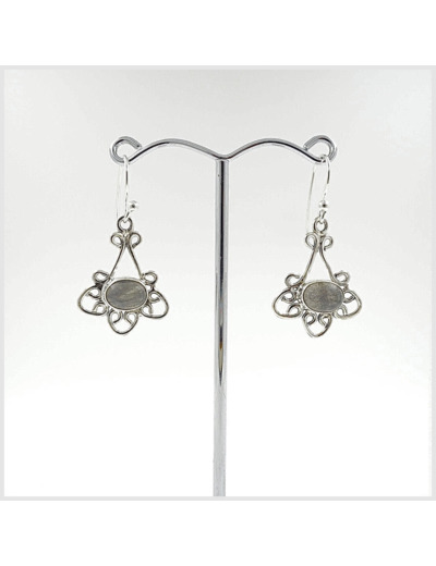 Boucles d'oreilles Labradorite