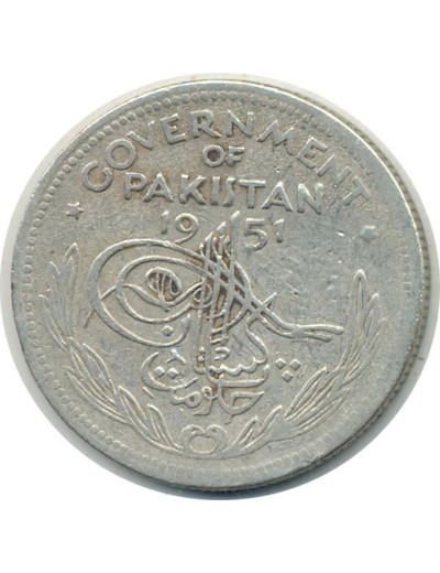 PAKISTAN 1/2 RUPEE 1951 TTB (W6)