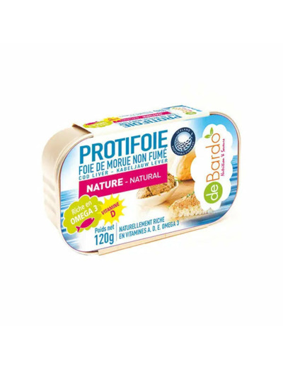 Foie de Morue Nature-Protifoie-120g-De bardo