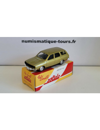 RENAULT 12 BREAK 1972 SOLIDO 1/43 BOITE D'ORIGINE