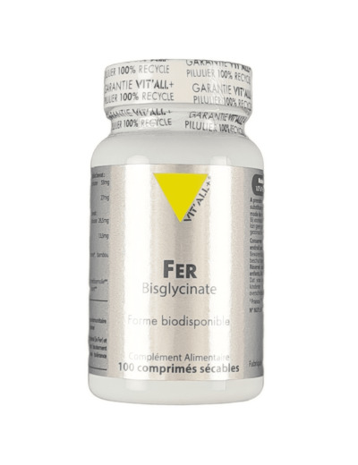 Fer Bisglycinate 100 Comprimés Sécables