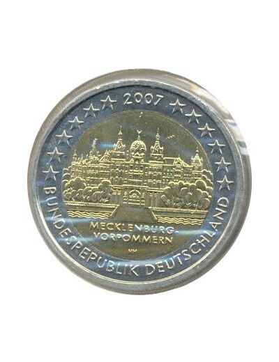 Allemagne 2007 J 2 EURO COMMEMORATIVE MECKLENBURG SUP