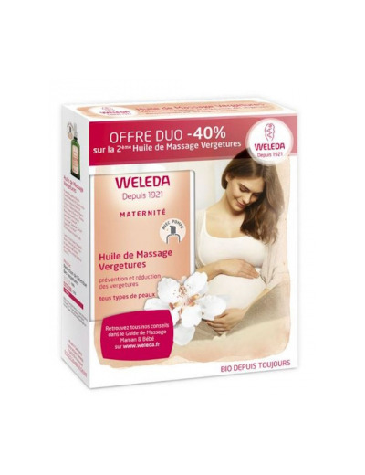 Duo Huiles de massage vergetures 2 X 100ml