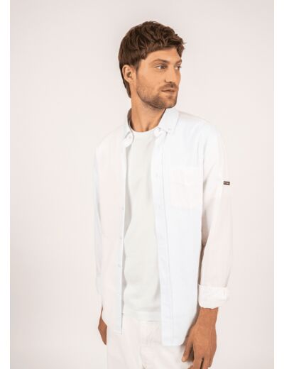 Chemise rayée colorblock Anthony
à manches longues, en coton