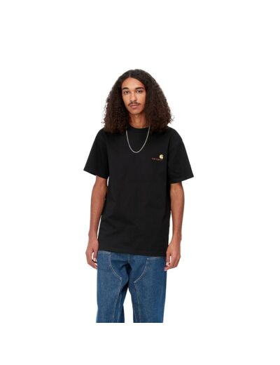 Tee shirt Carhartt WIP American Script Noir