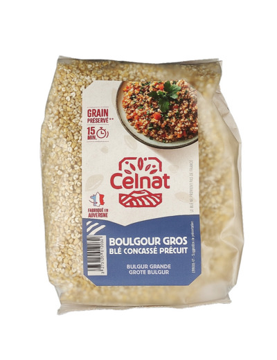 Boulgour Gros Blé Concassé Précuit 500g Bio