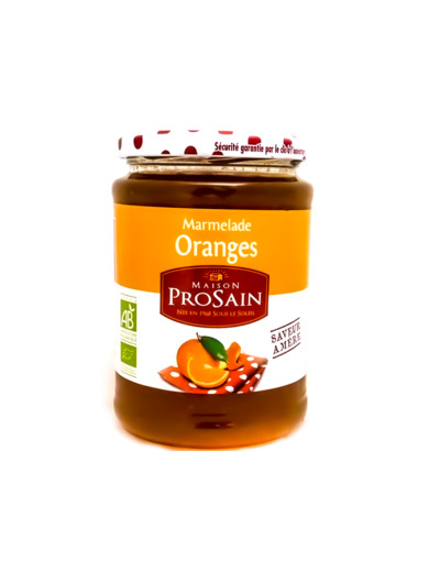 Marmelade d'Oranges Bio 750g