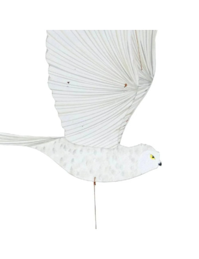 Mobile artisanal en bois - Chouette blanche, Harfang des neiges
