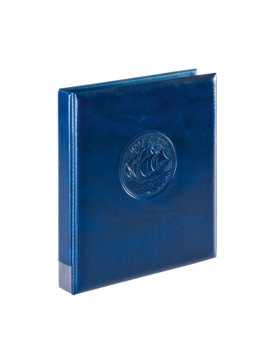 CLASSEUR Monnaies PENNY LOUIS GALLION CARAVELLE avec 10 PAGES