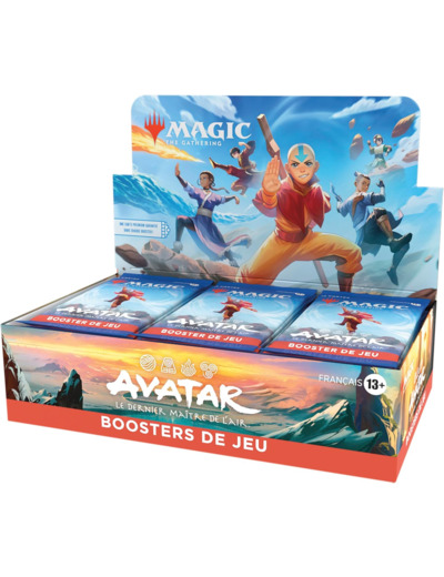 Magic : The Gathering - Display de 30 Booster de jeu Avatar, Le Dernier Maitre de L'air - VF