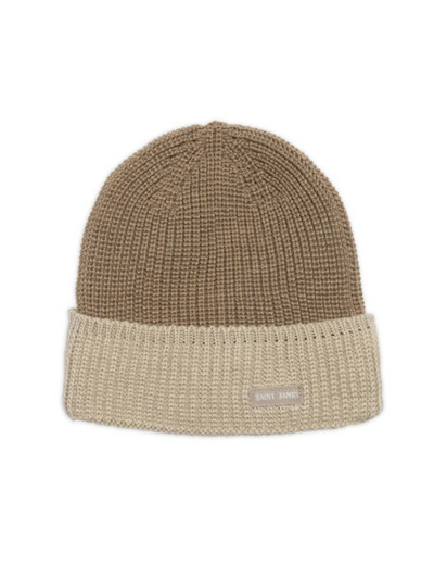 Bonnet Canot bicolore 100% laine Mérinos - SAINT JAMES
