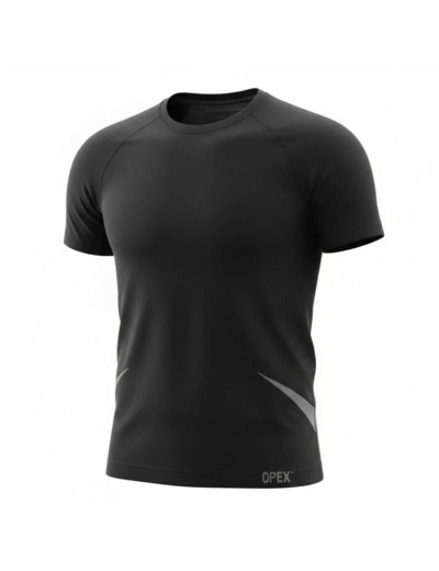 T-shirt sans couture respirant Seamless Opex, noir