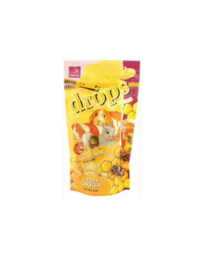 Friandises "Drops" au lait & miel pour rongeurs - 75g