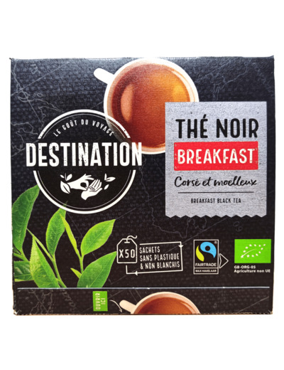 Thé Noir Breakfast Bio 50 sachets