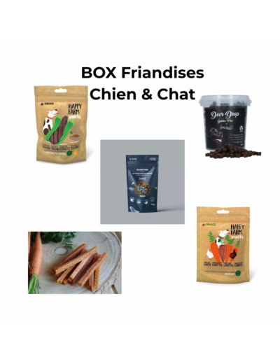 BOX Friandises pour chien et chat !