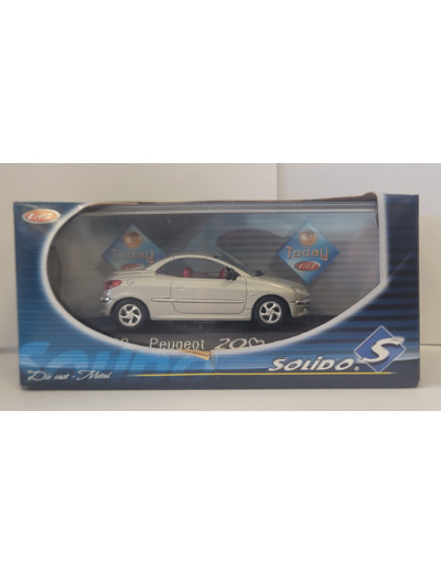 PEUGEOT 20coeur (206 cc) SOLIDO (1/43) BOITE D'ORIGINE