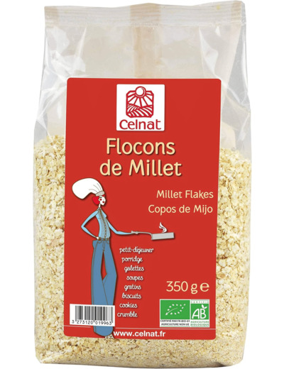 Flocons de millet 350g CELNAT