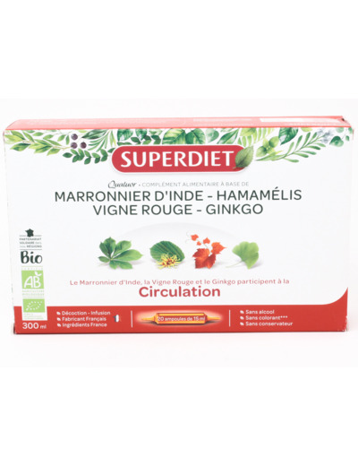 Quatuor Circulation Bio 20 Ampoules