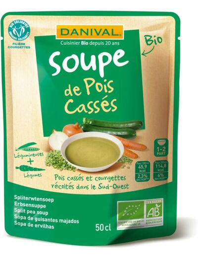 Soupe pois casses 50cl DANIVAL