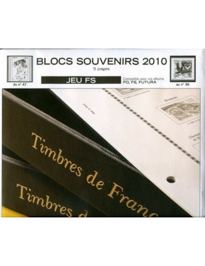 FEUILLE COMPLEMENTAIRE BLOCS SOUVENIRS FS 5 PAGES (SANS POCHETTE) YVERT