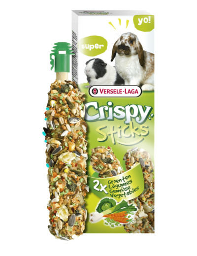 Crispy Sticks aux légumes pour lapins et cobayes - 2x55g